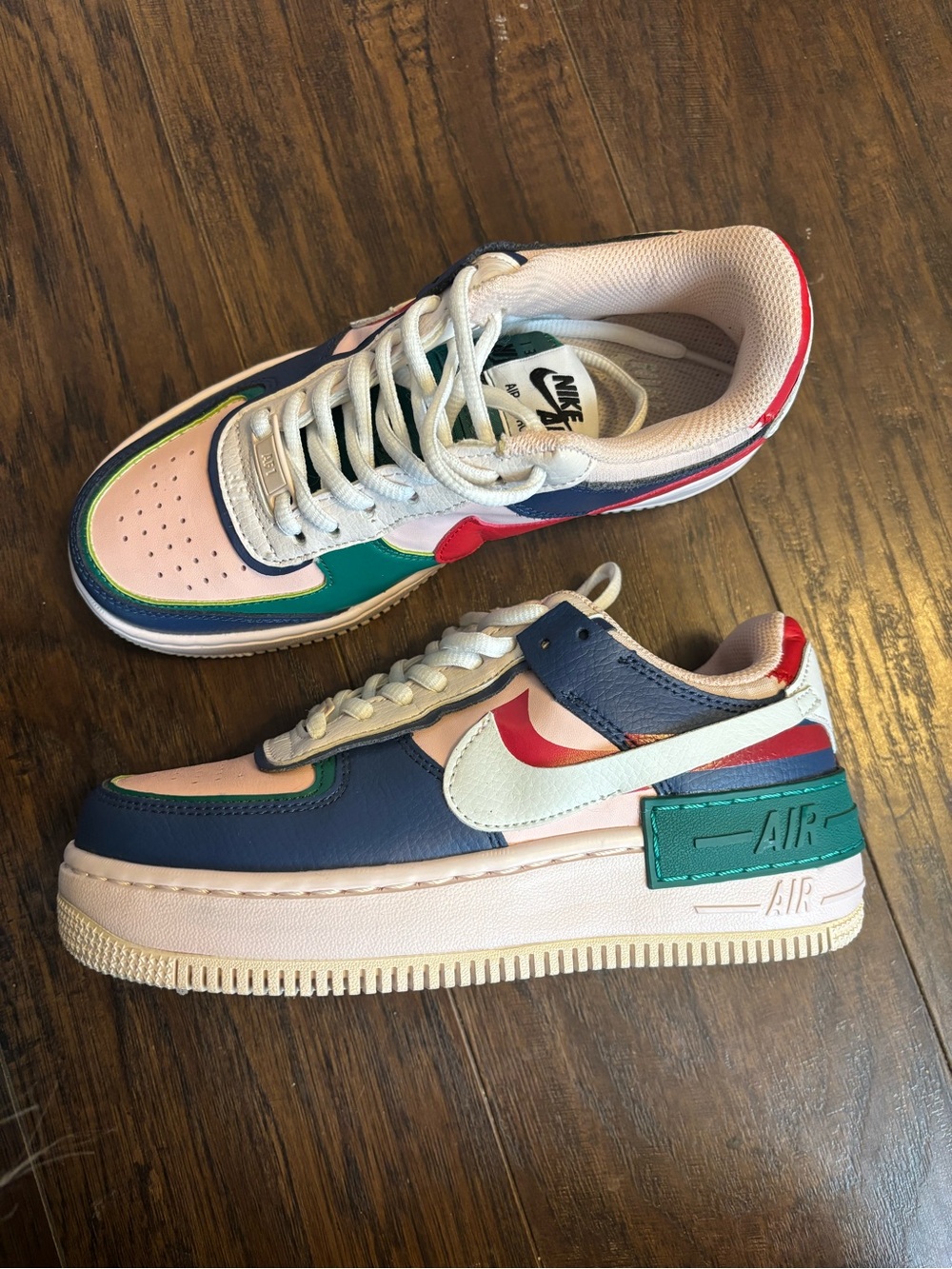 Vintage low shadow Nike Air Force 1s mystic navy (discontinued)